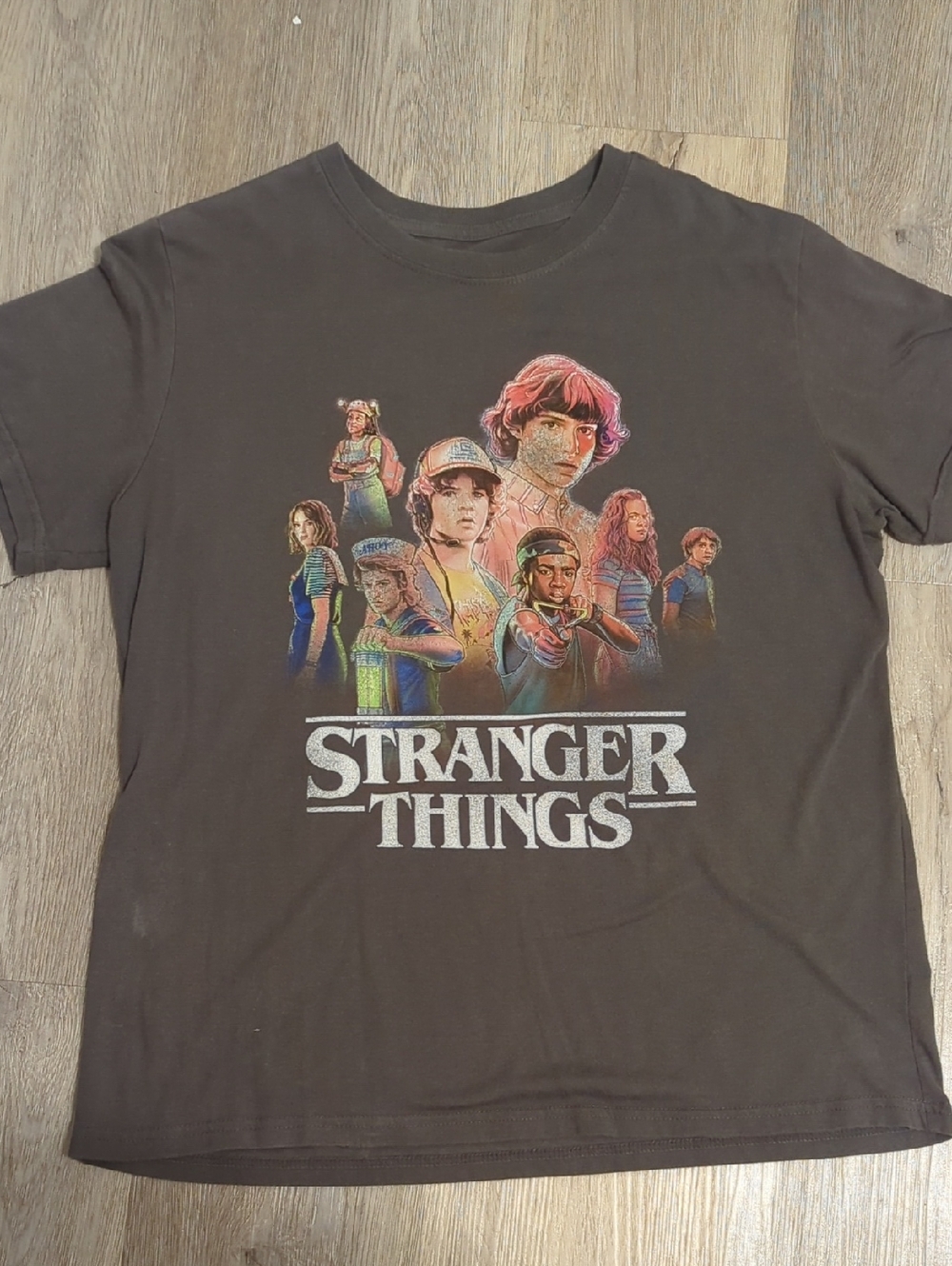 Stranger Things Graphic Tee - Dark Gray